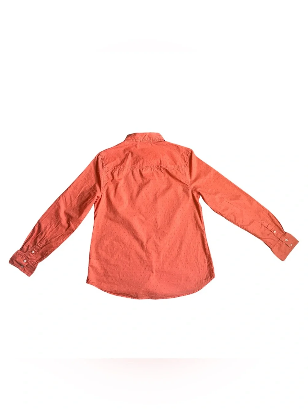 Merona Women's Orange Button-Down Shirt – Size Medium